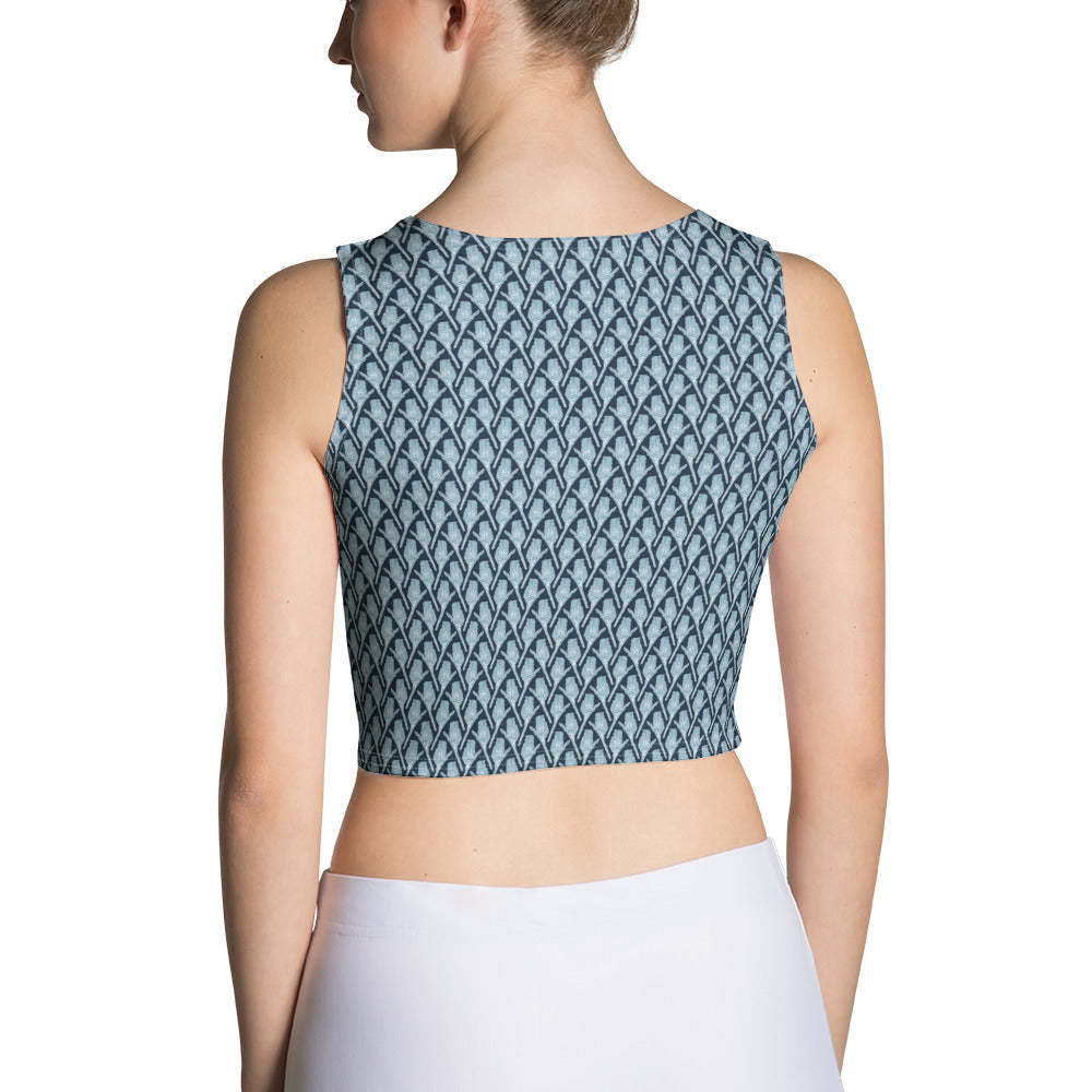 Sugarbush Active Crop Top - Aqua
