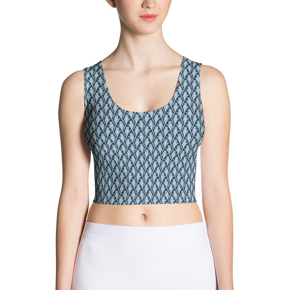 Sugarbush Active Crop Top - Aqua